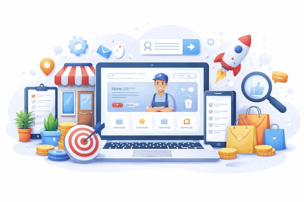 küçük işletme web sitesi