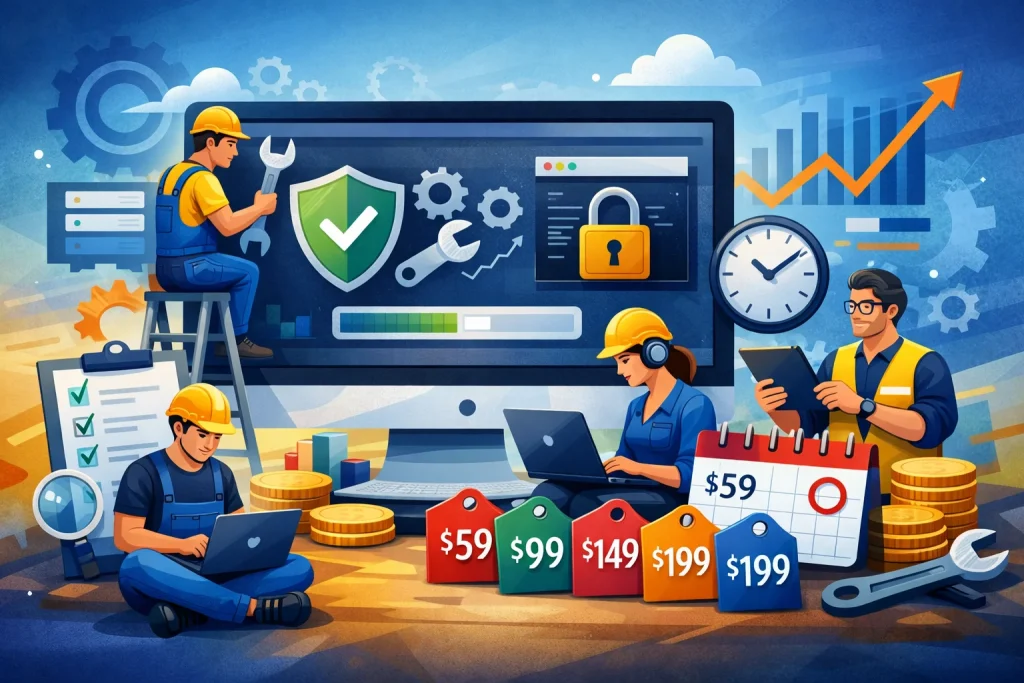 web sitesi bakım anlaşması resmi
