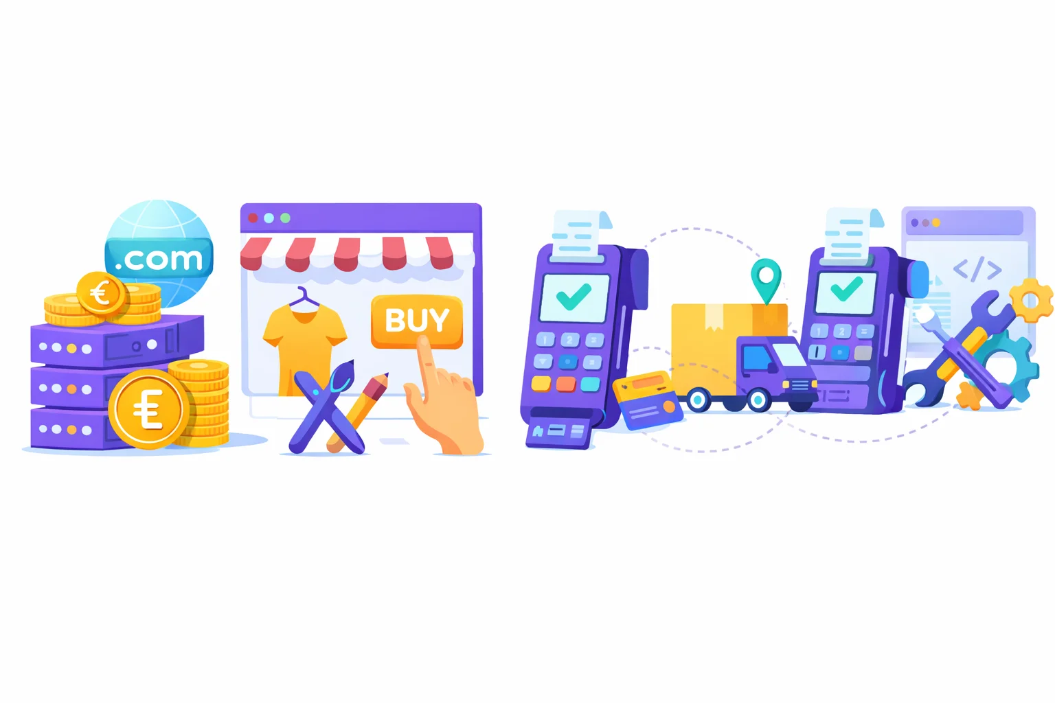 e-ticaret sitesi açma maliyetlerin ne olduğunu açıklayan görsel