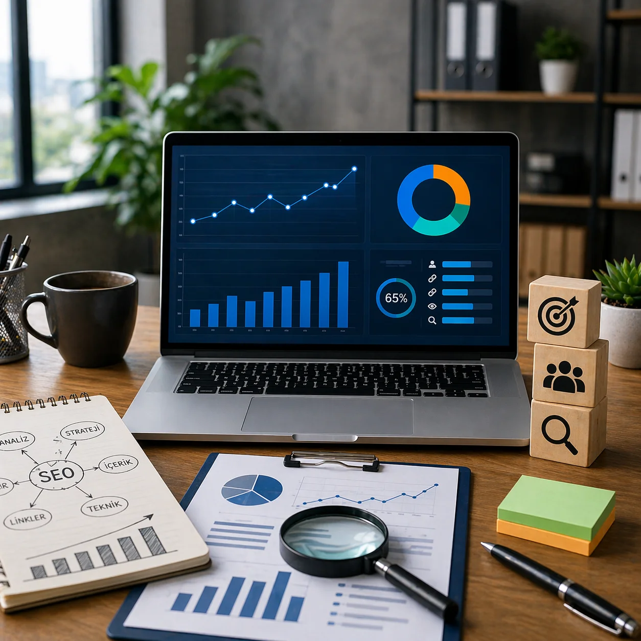 seo danışmanlığının ne olduğunu ne işe yaradığını açıklayan görsel