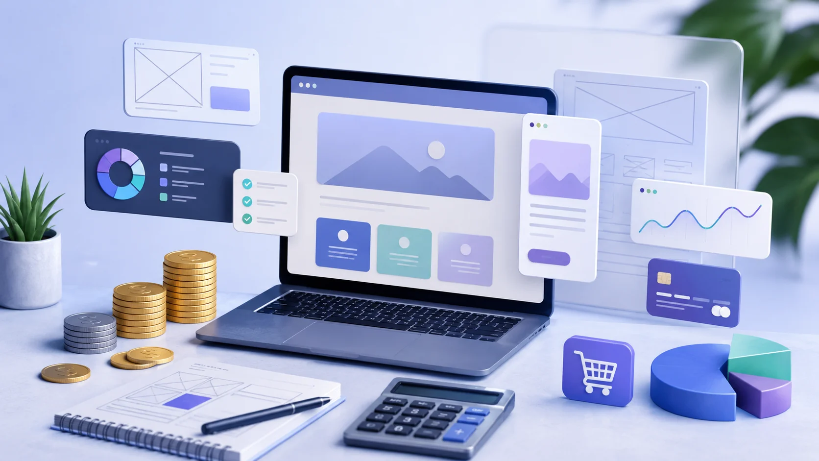 internet sitesi fiyatlarını açıklayan görsel