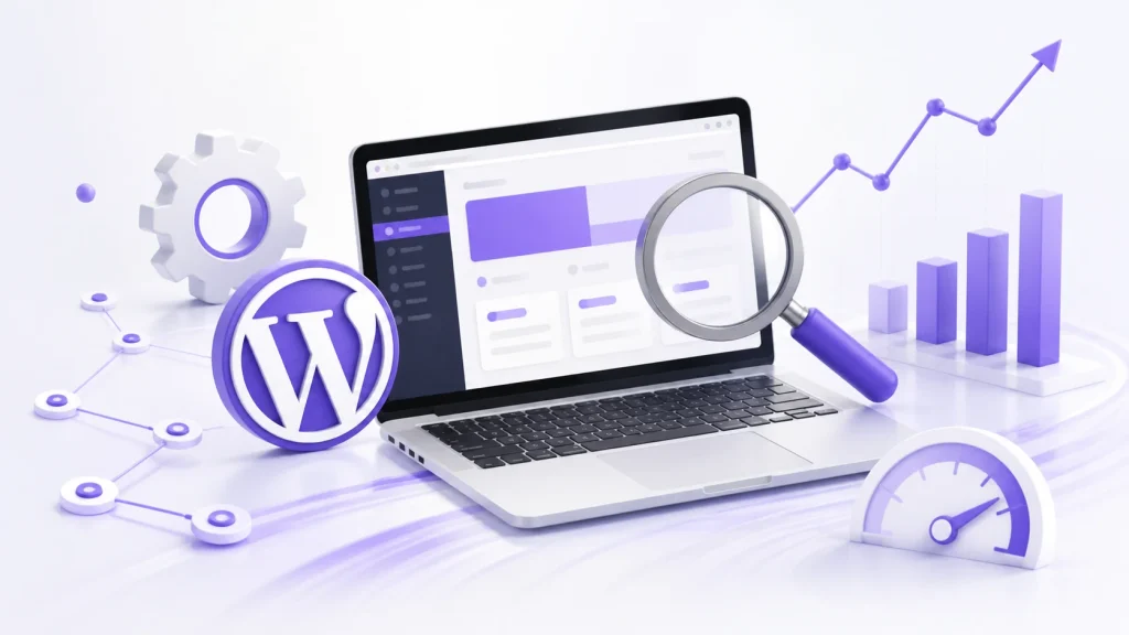 wordpress seo hizmetini açıklayan görsel