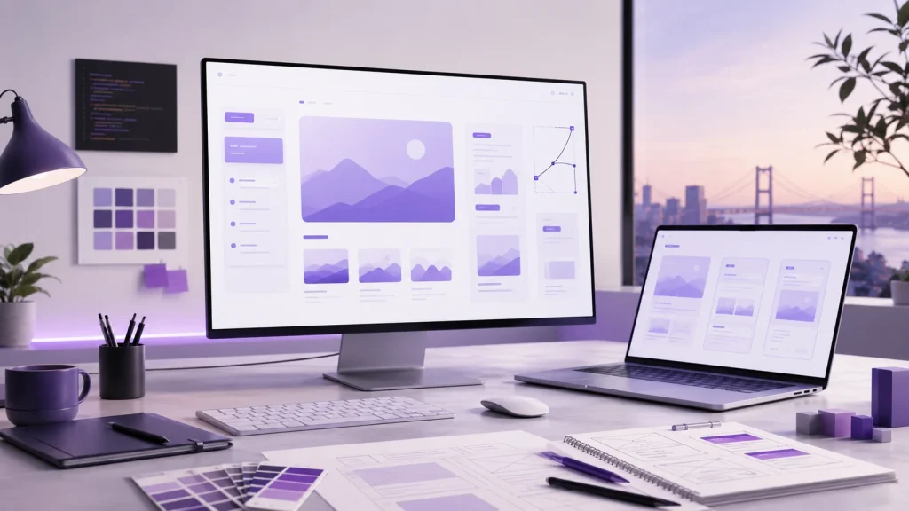 web tasarım sürecini açıklayan görsel